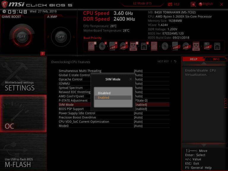 Какая версия bios нужна для ryzen 5 2600