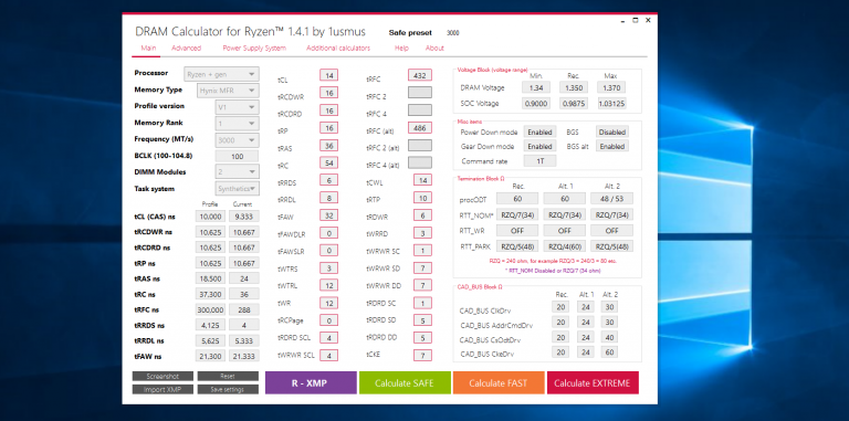 Как пользоваться Ryzen Dram Calculator - Te4h