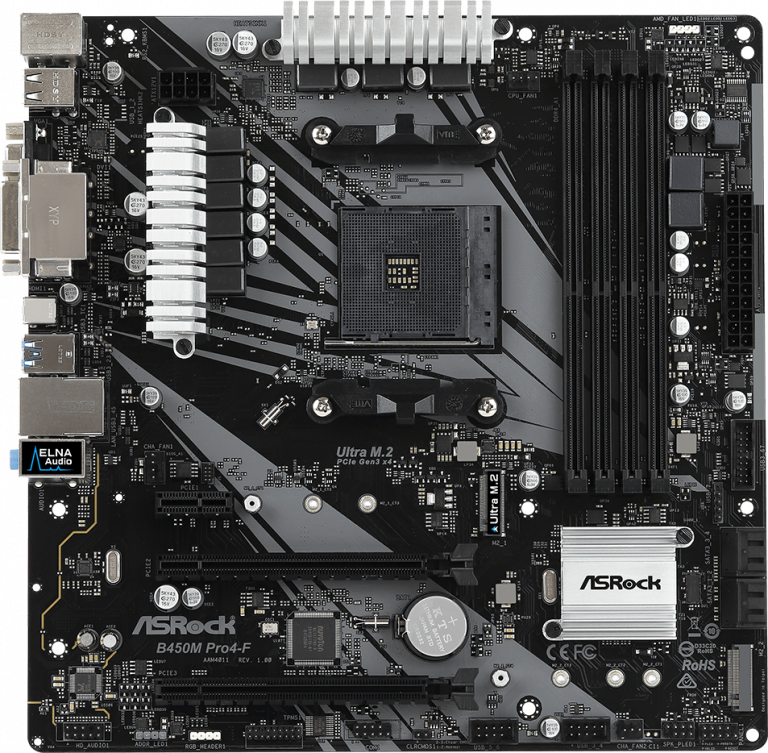 Asrock b450m pro4 не работает интернет