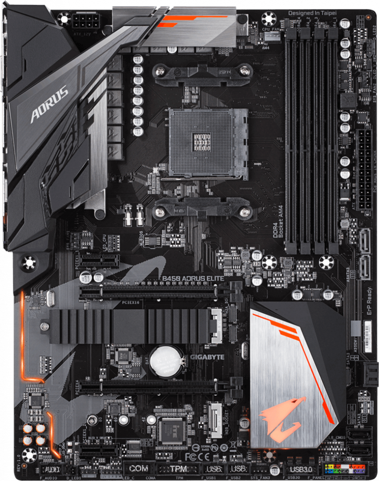 Gigabyte b450 aorus elite какие процессоры поддерживает