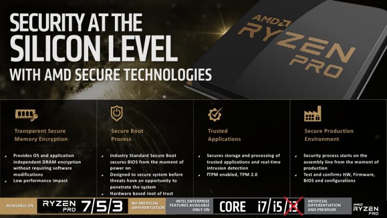 Чем отличается Ryzen Pro от обычного - Te4h