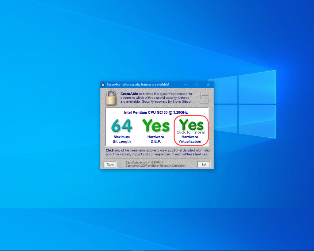 Как узнать поддерживает ли процессор виртуализацию