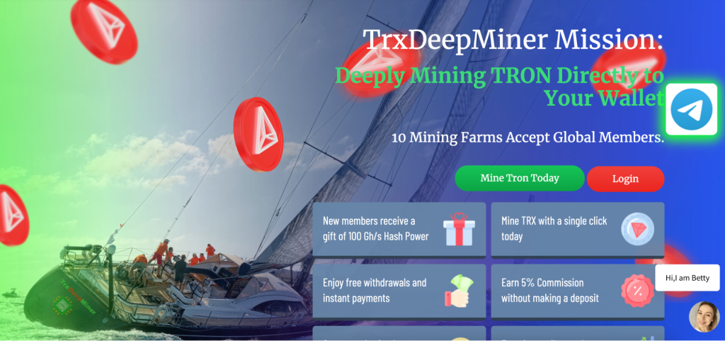 trxdeepminer майнинг